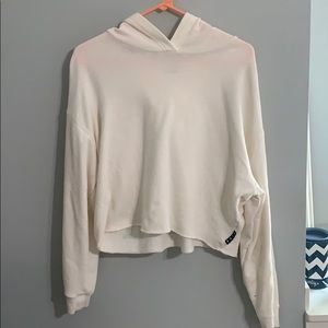 PINK cropped sweatshirt